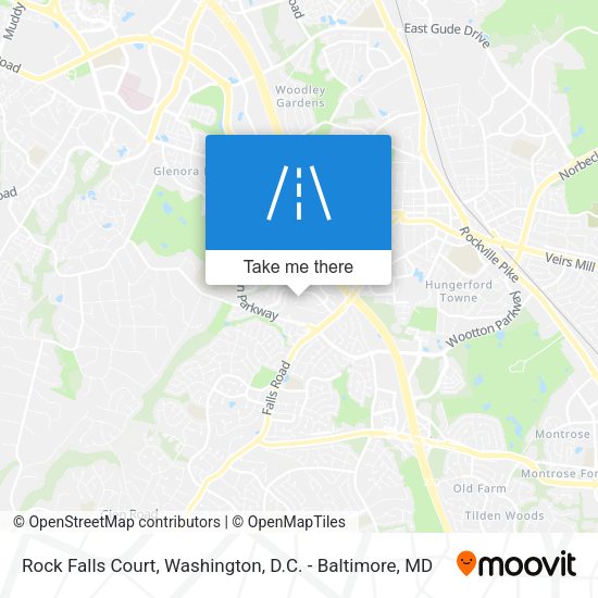 Rock Falls Court map