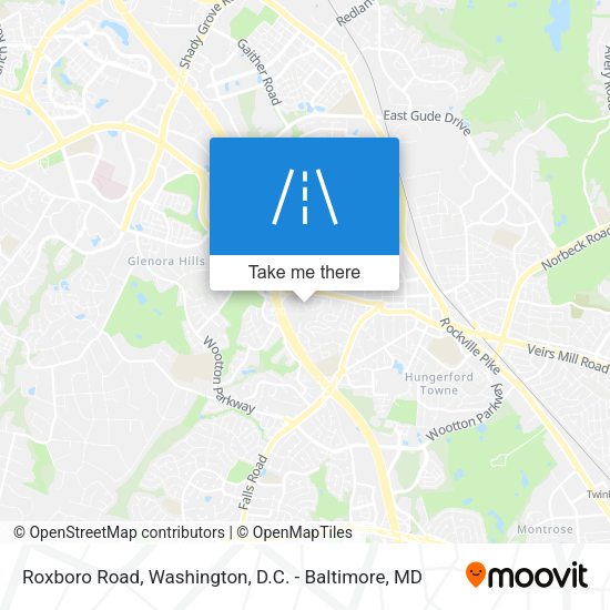 Roxboro Road map