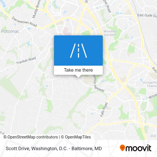 Scott Drive map