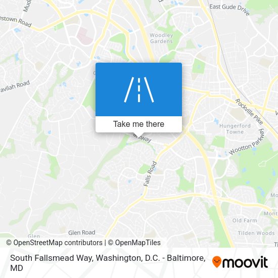 Mapa de South Fallsmead Way