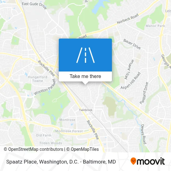 Spaatz Place map
