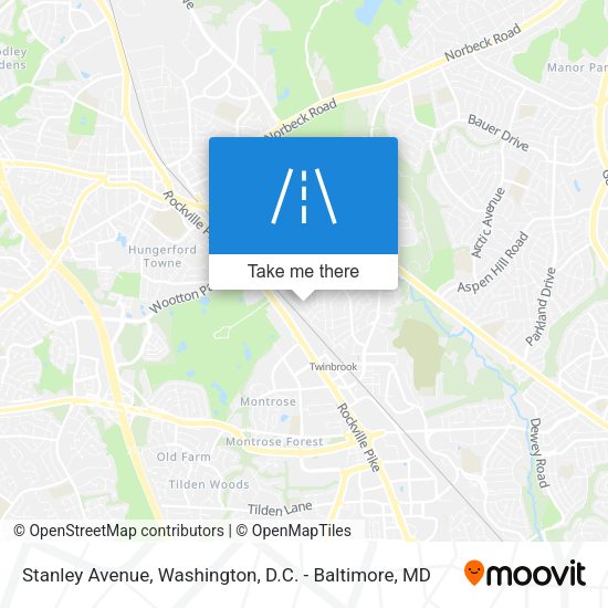 Stanley Avenue map