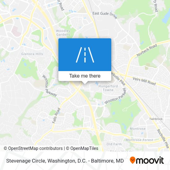 Stevenage Circle map