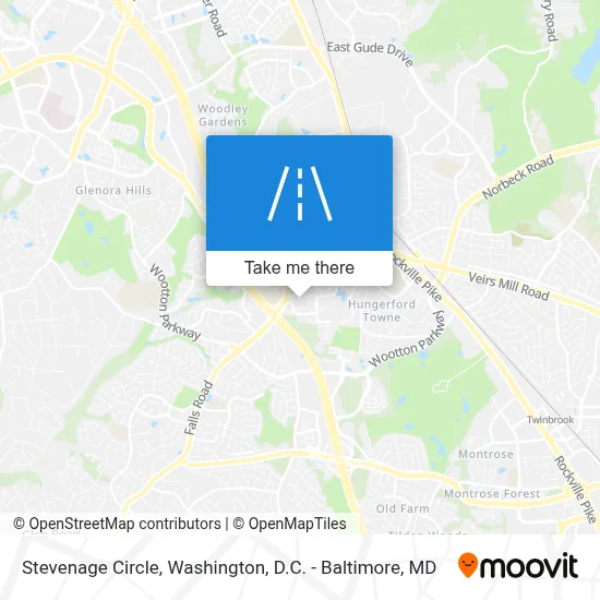 Stevenage Circle map