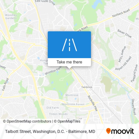 Talbott Street map