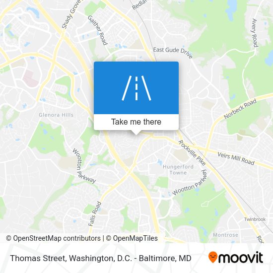 Thomas Street map