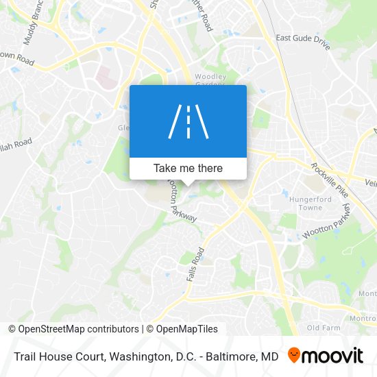 Trail House Court map