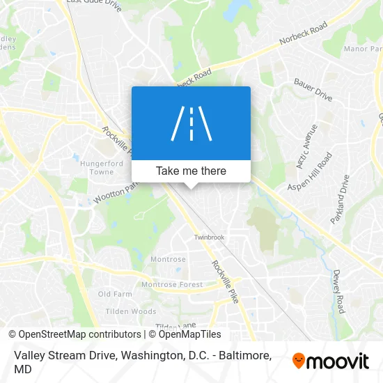 Valley Stream Drive map