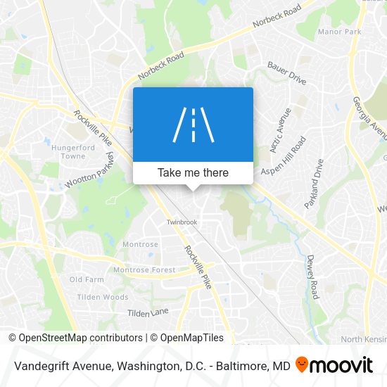 Vandegrift Avenue map