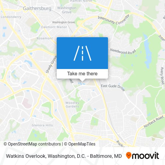 Mapa de Watkins Overlook