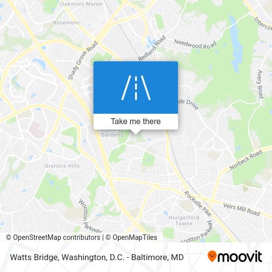 Watts Bridge map