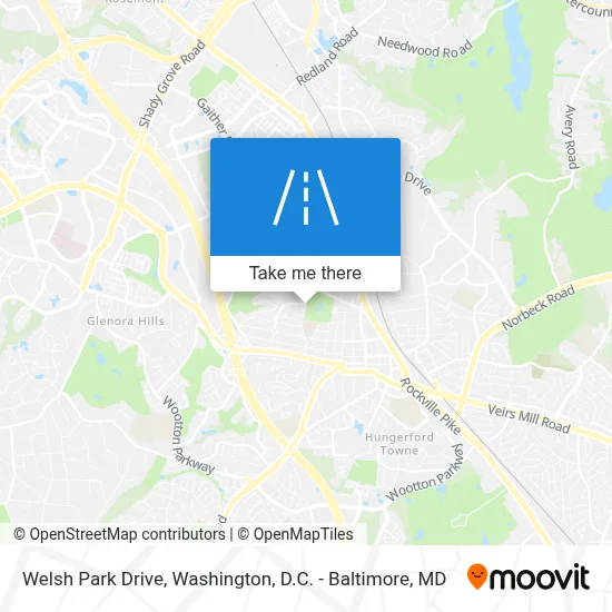 Welsh Park Drive map