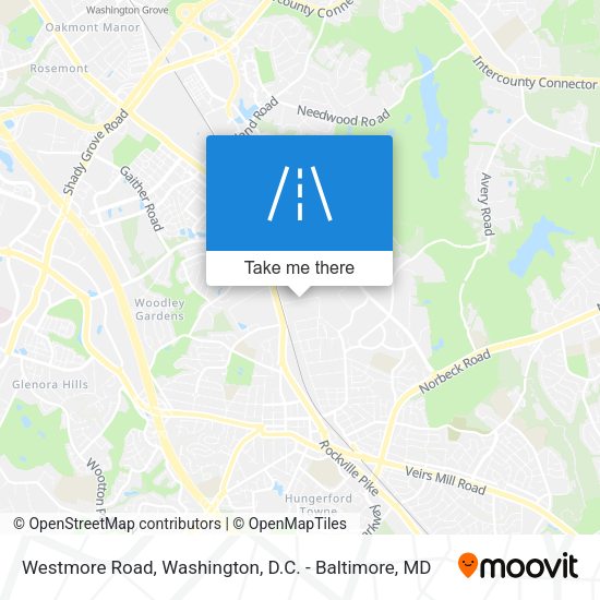 Westmore Road map