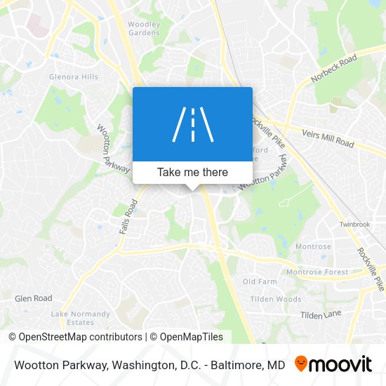 Mapa de Wootton Parkway