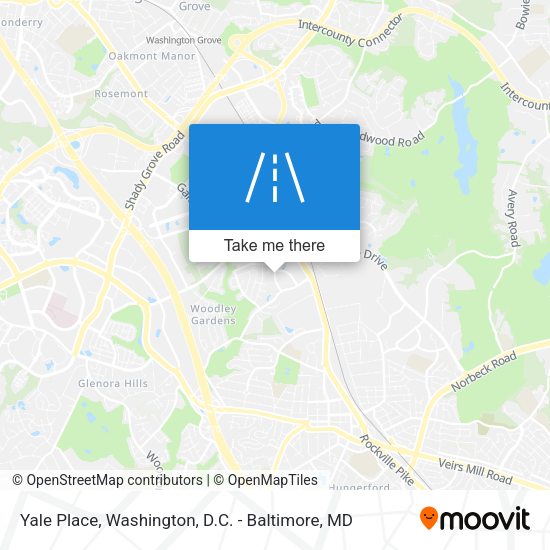Yale Place map