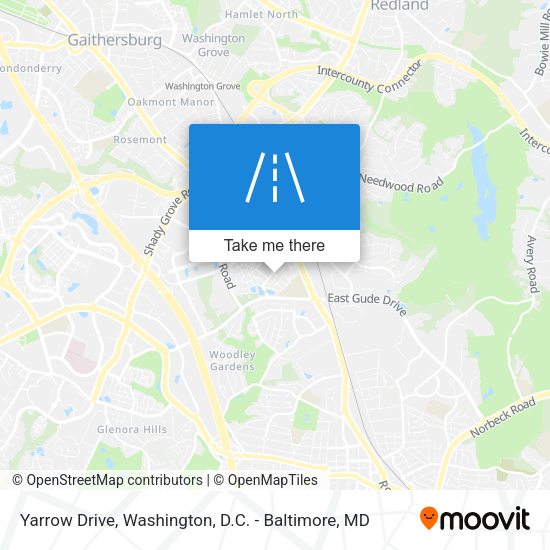 Mapa de Yarrow Drive