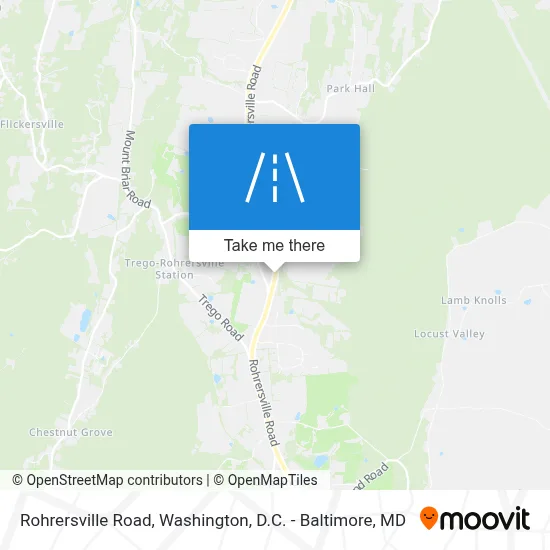 Rohrersville Road map