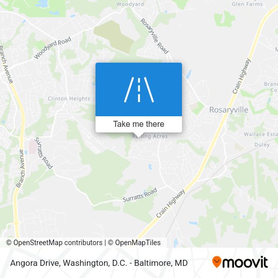 Angora Drive map