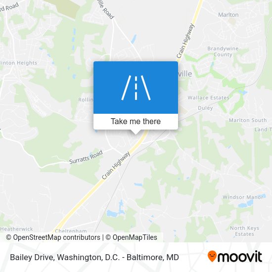 Mapa de Bailey Drive