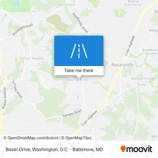 Basel Drive map
