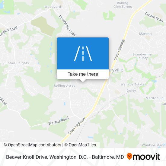 Beaver Knoll Drive map