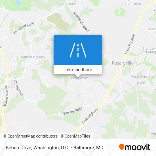 Behun Drive map