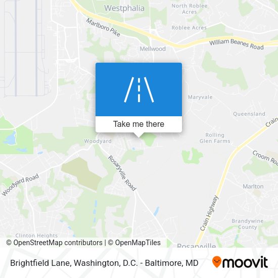 Brightfield Lane map