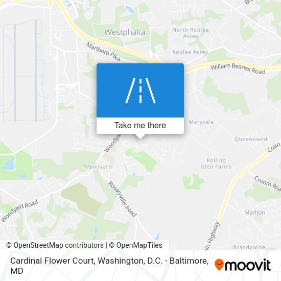 Cardinal Flower Court map