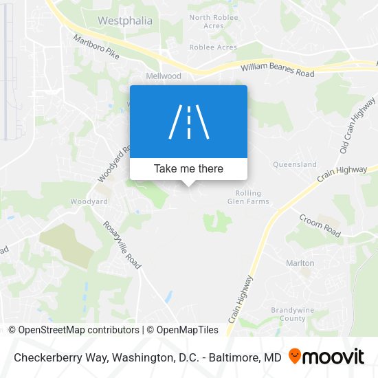 Checkerberry Way map