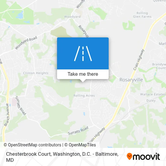 Chesterbrook Court map