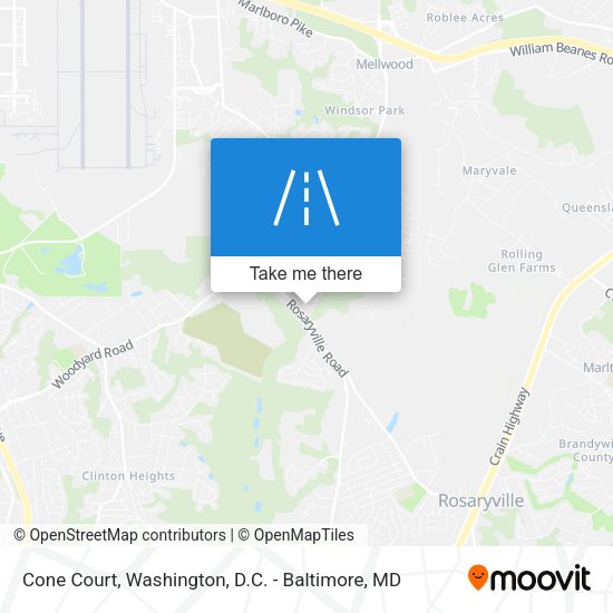 Cone Court map