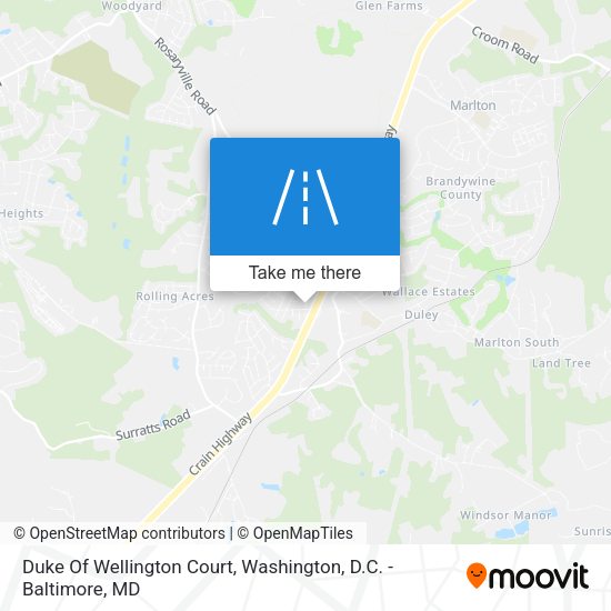 Mapa de Duke Of Wellington Court