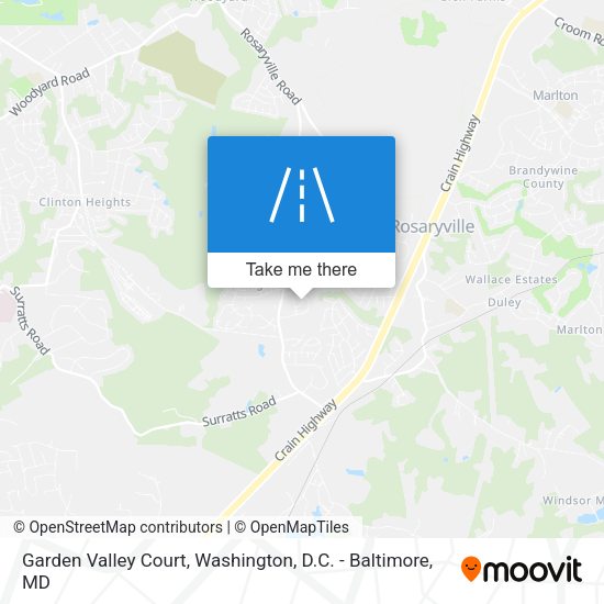 Mapa de Garden Valley Court