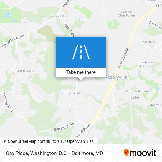 Gay Place map