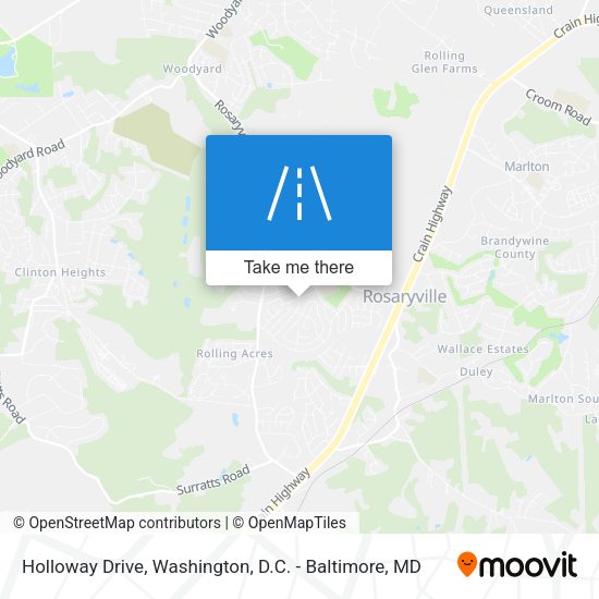Holloway Drive map