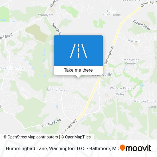 Mapa de Hummingbird Lane