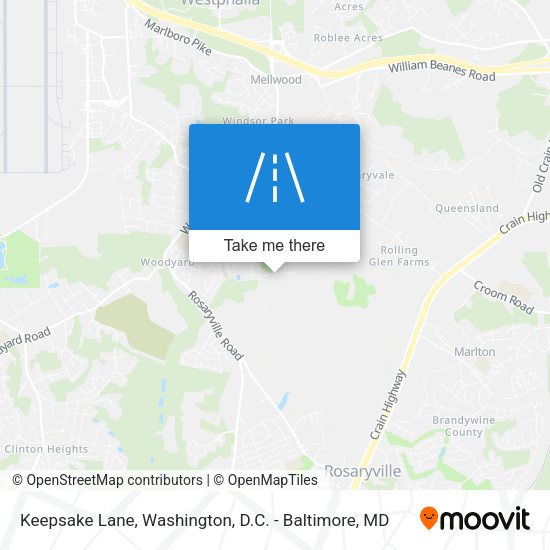Mapa de Keepsake Lane
