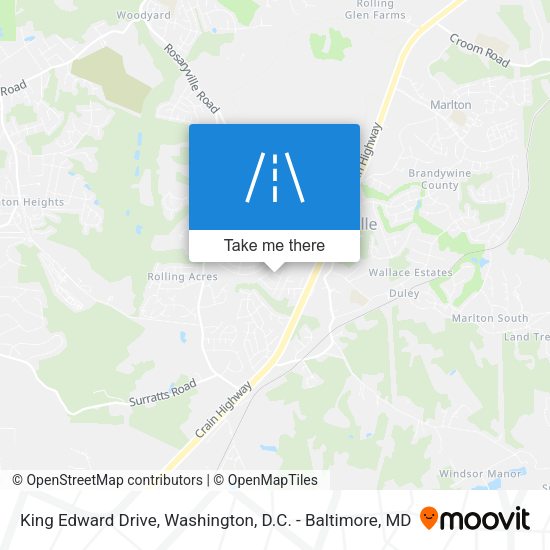 King Edward Drive map