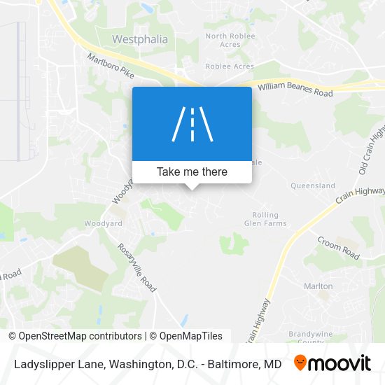 Mapa de Ladyslipper Lane