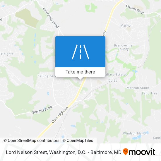 Mapa de Lord Nelson Street