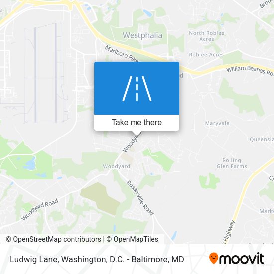 Ludwig Lane map
