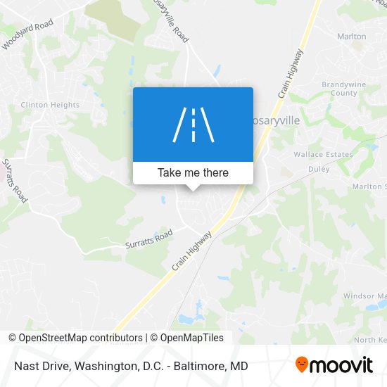 Nast Drive map