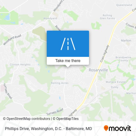 Phillips Drive map