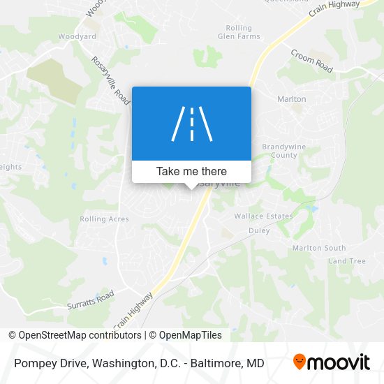 Mapa de Pompey Drive