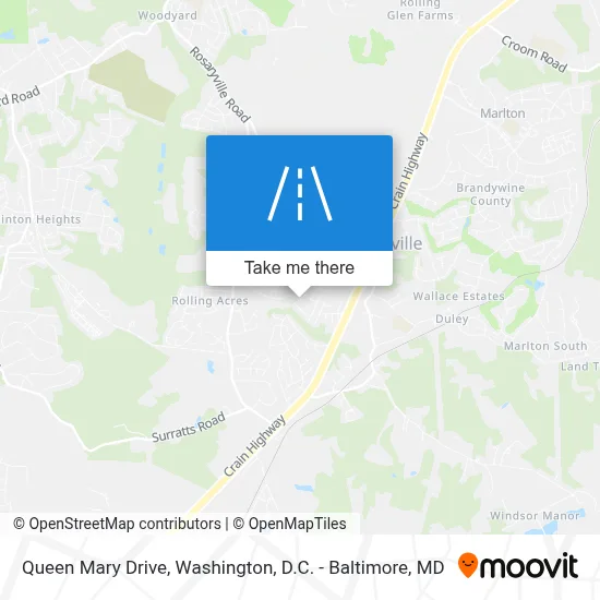 Queen Mary Drive map