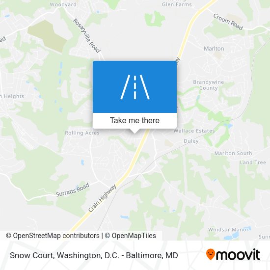 Snow Court map