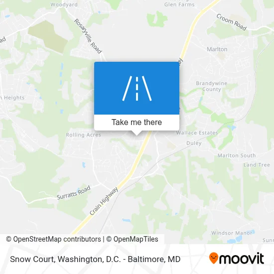 Snow Court map