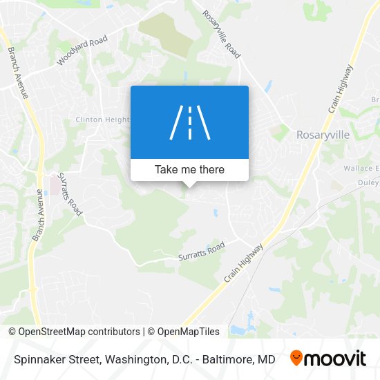 Spinnaker Street map