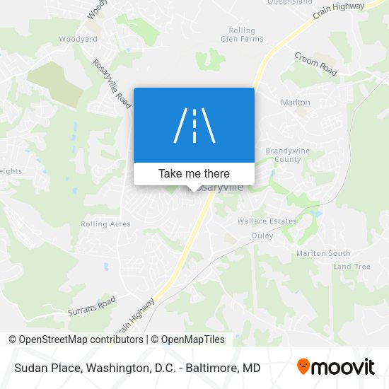 Sudan Place map