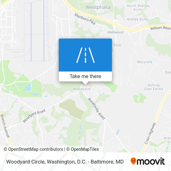 Woodyard Circle map